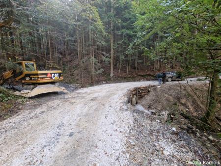 Sanacijska obnova gozdnih cest po poplavah (13)